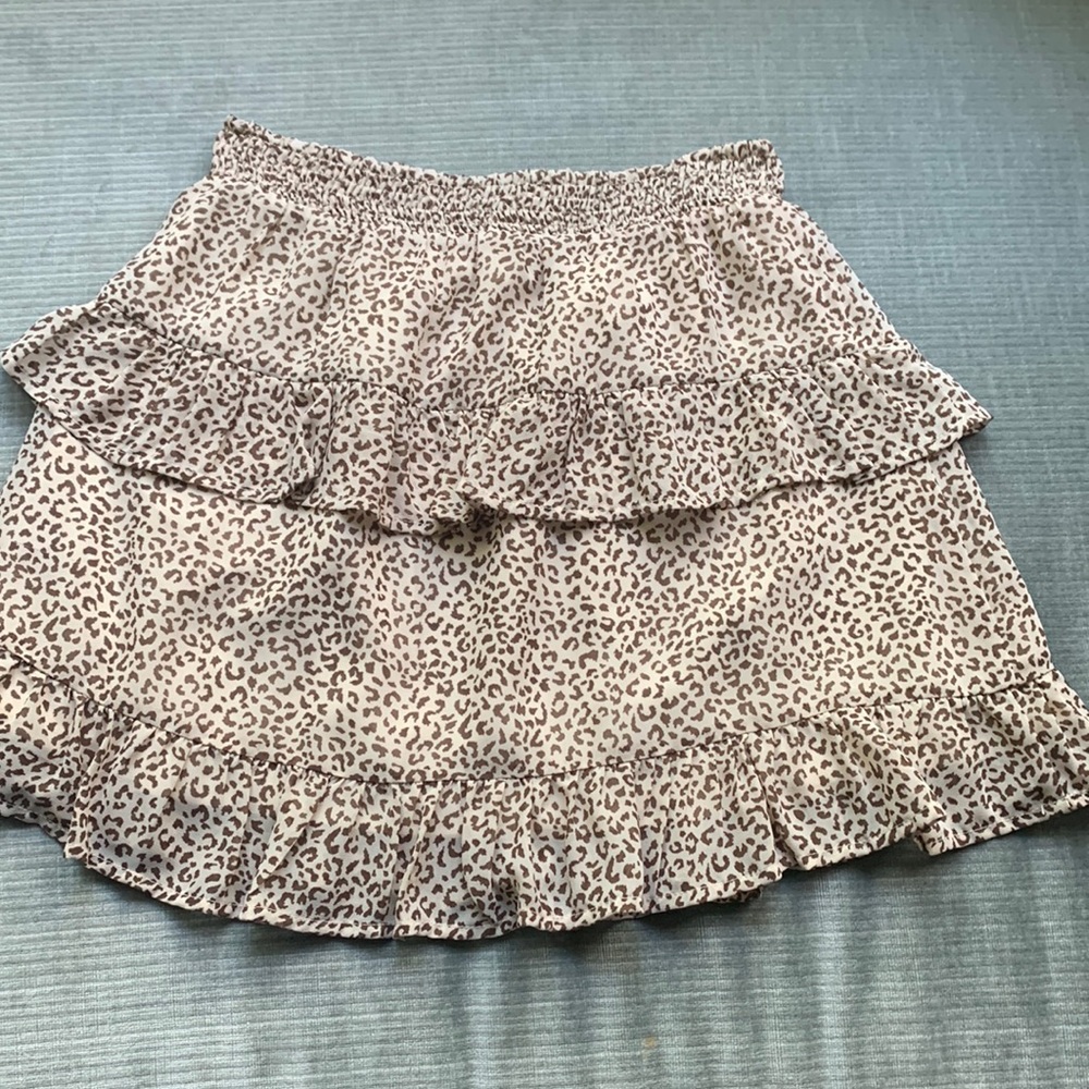 ANIMAL PRINT SKIRT